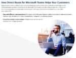 Video for UniVoIP Direct Route for Microsoft Teams