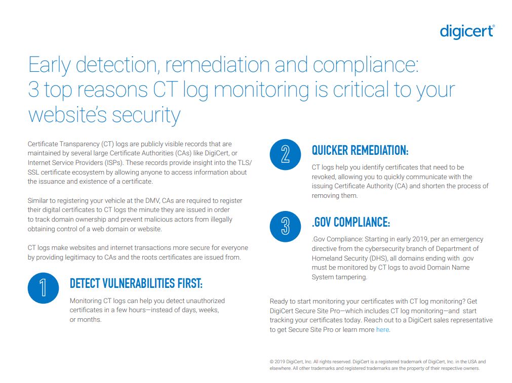 DigiCert Secure Site SSL-TLS Certificates