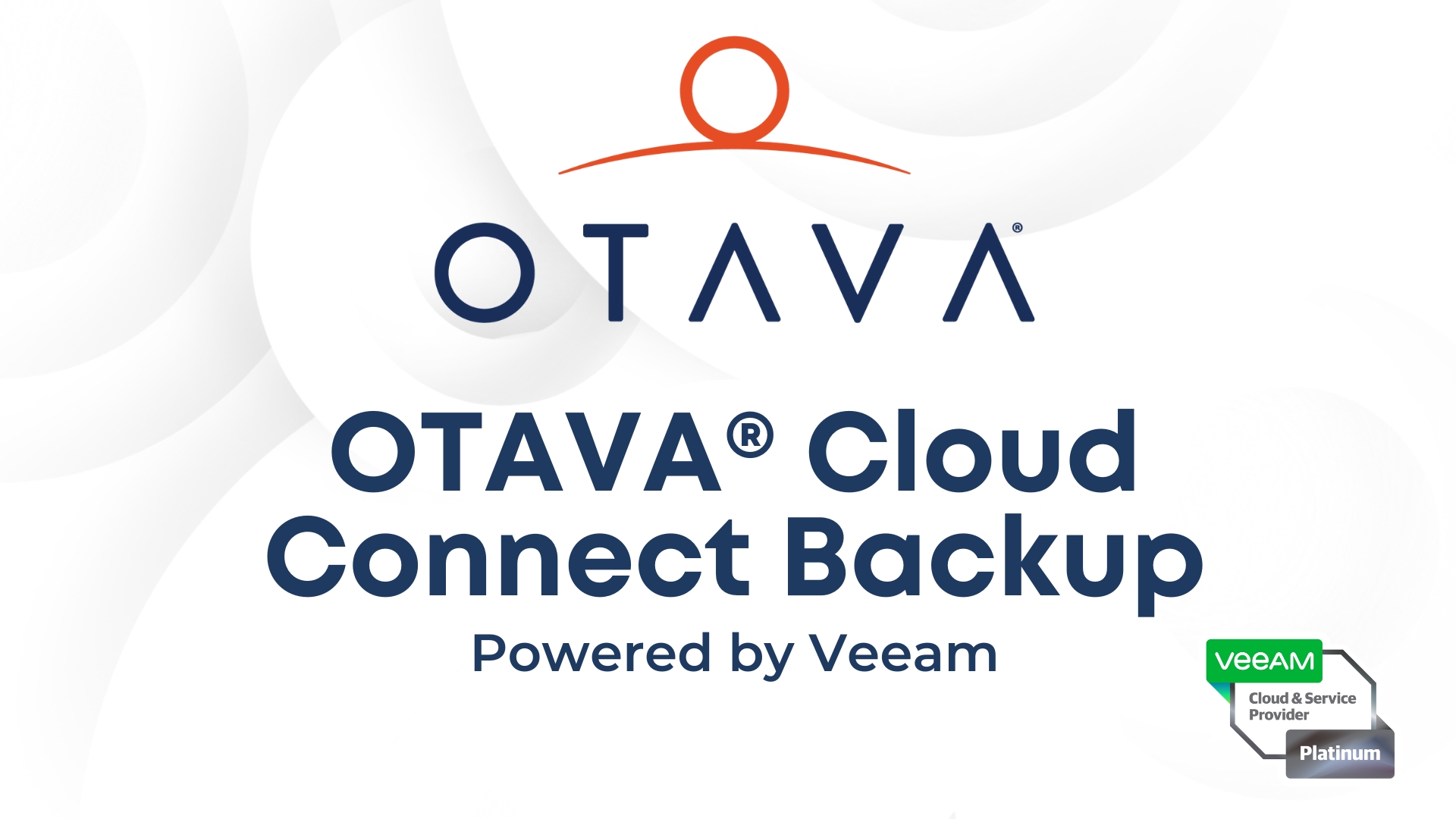 OTAVA® Cloud Connect Backup Powered By Veaam
