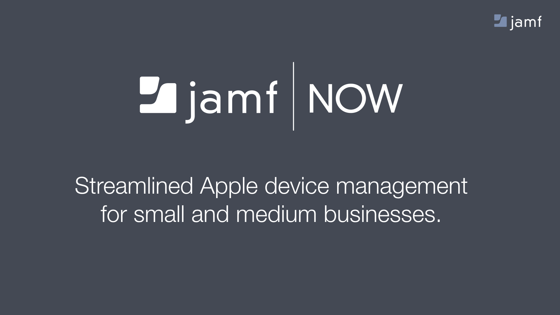 Video for Jamf Now